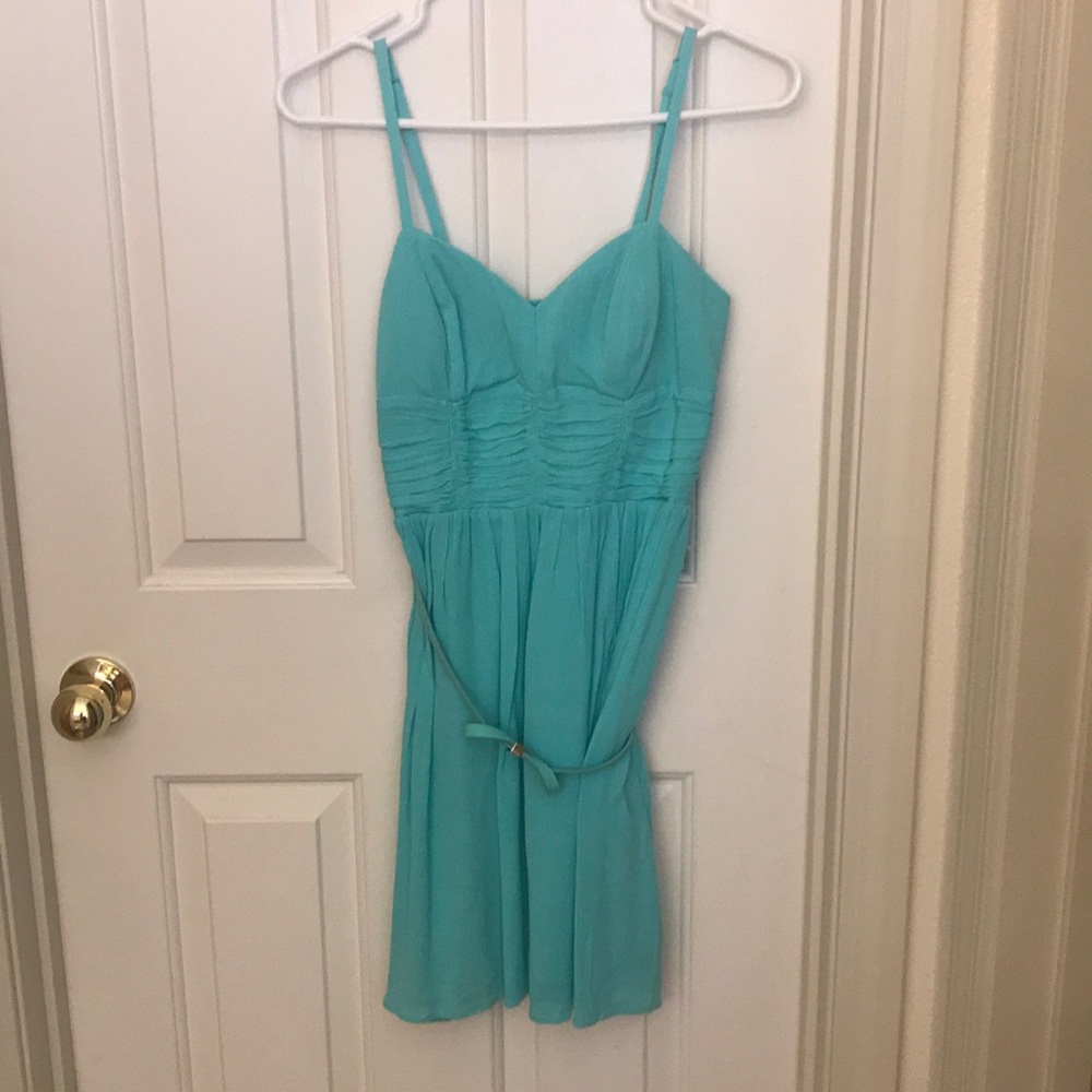 Teal dress